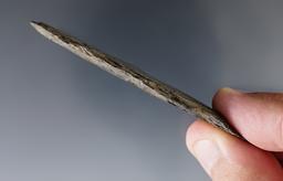 3" Slate harpoon tip found in Alaska.