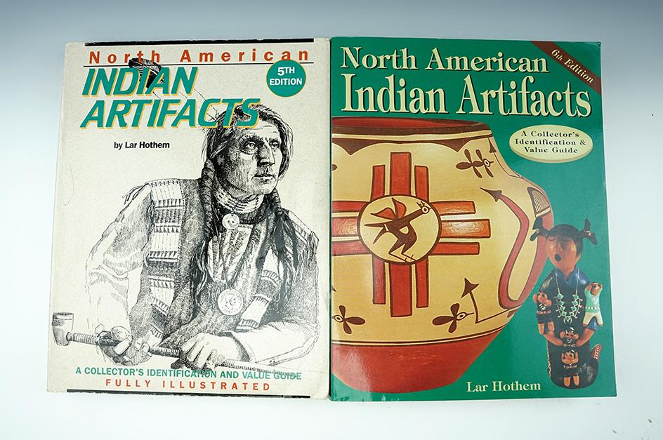 Pair of Softcover book by Lar Hothem. "North American Indian Artifacts 5th &  6th Editions"