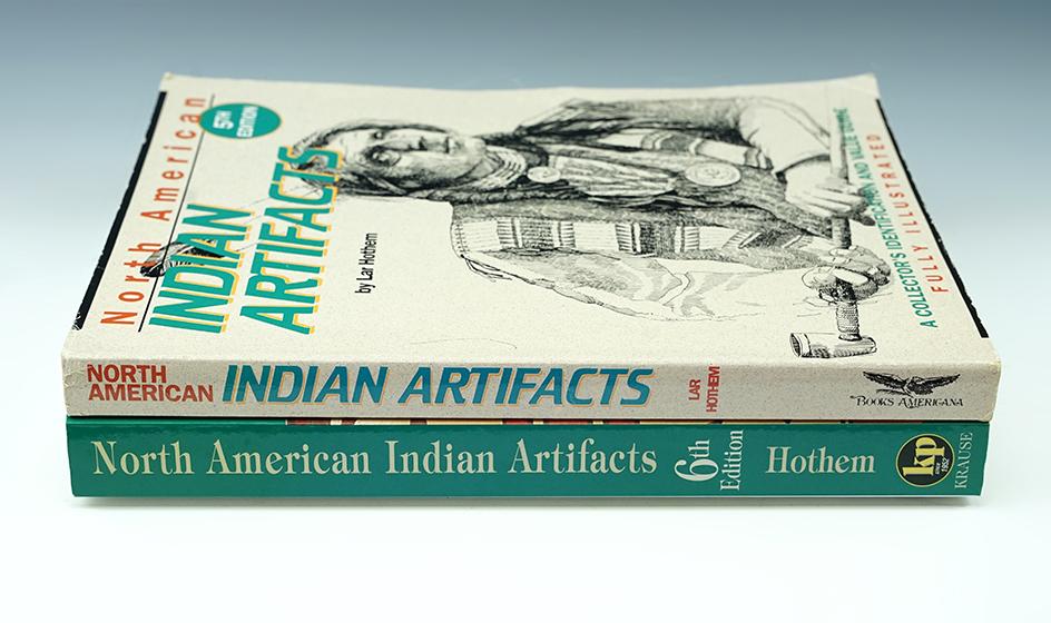 Pair of Softcover book by Lar Hothem. "North American Indian Artifacts 5th &  6th Editions"