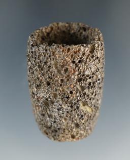 1 1/2" Great Basin Tube Pipe from the Western U. S. Made from volcanic stone.
