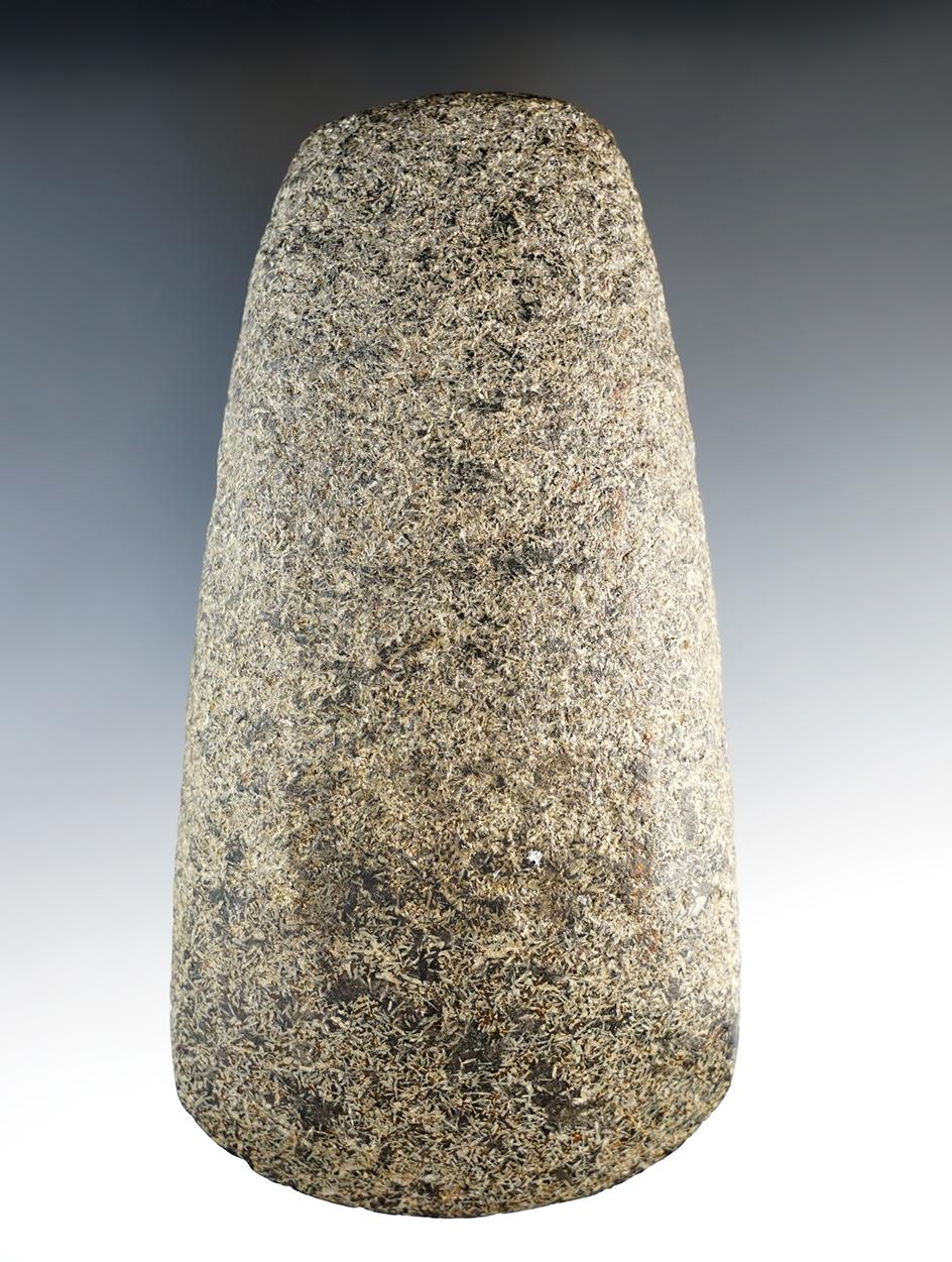 Excellent style on this 5" Celt, straw Granite, Illinois.