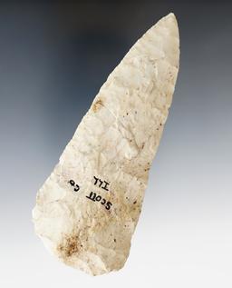 4 13/16" Cobbs Knife found in Scott Co., Illinois.