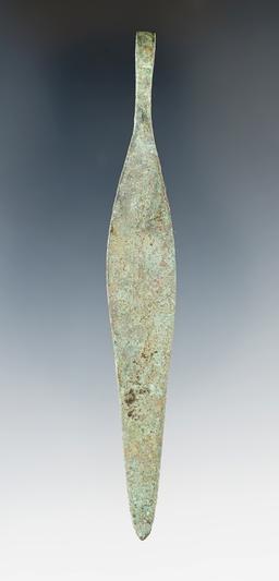 Fine 3 13/16" Roman Bronze Spearpoint Pendant.