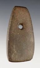 3 1/8" Hardstone Pendant - Preble Co., Ohio. Pic. in "Who's Who" #1, page 29. Ex. Dilley, Gusler.