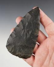 4 1/2" beautifully flaked Coshocton Flint Adena blade found in Ohio.