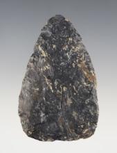 3 1/16" Cache Blade made from Coshocton Flint.  From the 1898 Holmes County Cache!