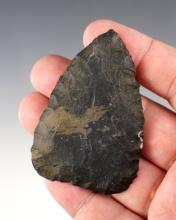 2 5/8" Cache Blade made from Coshocton Flint.  From the 1898 Holmes County Cache!