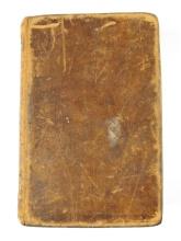 Hardcover Book: Leather bound book about Western frontier. Signatures date back to 1800's.