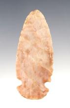 2 3/4" Dovetail made from beautiful pink and beige Flint Ridge Flint found in Licking Co., Ohio.