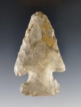 Nice 3 1/8" Ohio Thebes point made from patinated chert.