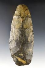 Very heavily patinated 6 9/16" Flint Celt in very good condition - Bloomsburg, Pennsylvania.