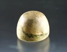 1 1/2" exceptional Cone - well polished green Hardstone. Found in Summit Co., Ohio. Ex. Dilley.