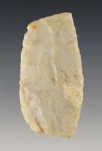Excellent flaking on this 2 5/16" Paleo Knife - Licking Co., Ohio. Rogers COA.