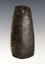 2 13/16" Jade Pendant form found in Guanacaste, Costa Rica, 300 BCE - CE 600.