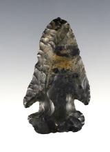 2 1/2" Thebes made from high-grade Coshocton Flint. Found in Perry Co., Ohio.