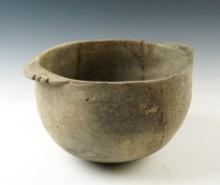 Rare! Large 8 3/4" wide by 5" tall Hopewell Pottery Bowl found in Cabell Co., West Virginia.