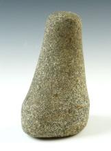 Well styled 6 1/8" Pestle with heavy use polish on the bottom of the base. Midwestern U.S.