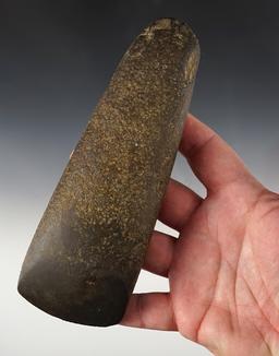 7" Hardstone Celt in very good condition. Found in Lancaster Co., Pennsylvania.