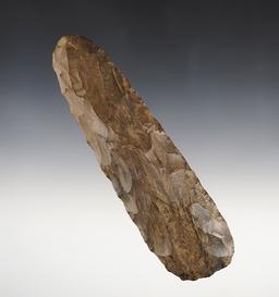 6 3/4" Dover Chert Celt found in Tennessee. Well patinated.