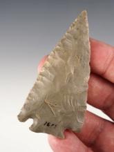 Fine 3 1/16" Decatur Fracture-Base found in Ross Co., Ohio. Steeply beveled. Dickey COA.