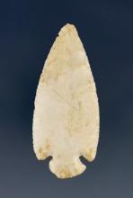 3 15/16" Dovetail made from high-grade Flint. Found in Tazwell Co., Illinois.