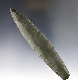 5 3/4" Lanceolate made from Kanawha Flint. Found in Kanawha Co., West Virginia.