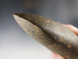 5 1/2" long Full Grooved Axe made from Porphyry. Sold in the Dave Warner Auction. Ramp # 279.