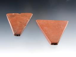 Trapezoidal Beads. Found at the Townley Reed Site in Geneva, New York. Circa 1710-1745.