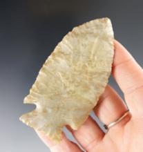 3 1/4" Stilwell - Flint Ridge Flint. Found by John Linbaugh Ex. Ramp collection.