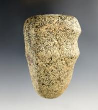 3 1/4" long 3/4 grooved Hammerstone made from Granite. Found in Ross Co., Ohio.