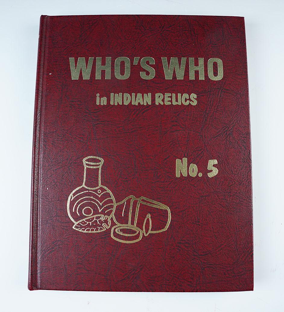 Hardcover Book: Who's Who in Indian Relics #5, First Edition .