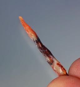 1 1/16" Columbia River Gempoint made from beautiful semi-translucent multi-colored Agate.