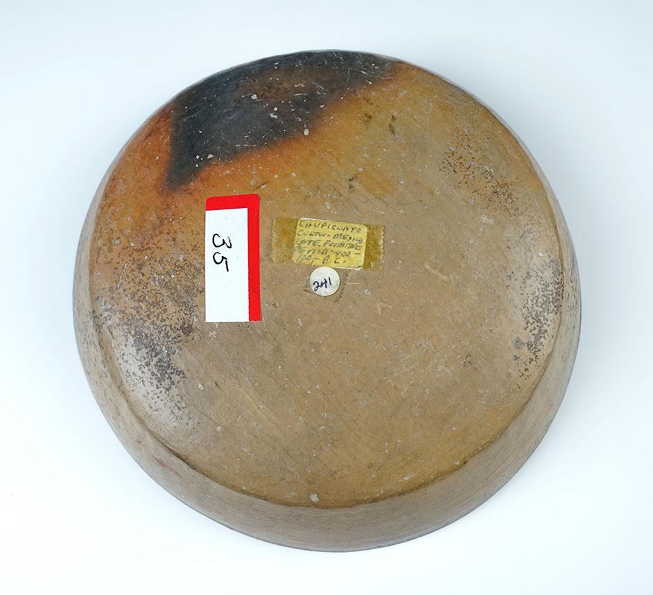 6 3/8" PreColumbian Chupicuaro Culture Bowl in solid condition, recovered in Mexico.