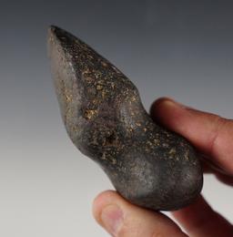 3 5/16" Miniature Hematite Axe found in Boone Co., Missouri. Ex. James Young.