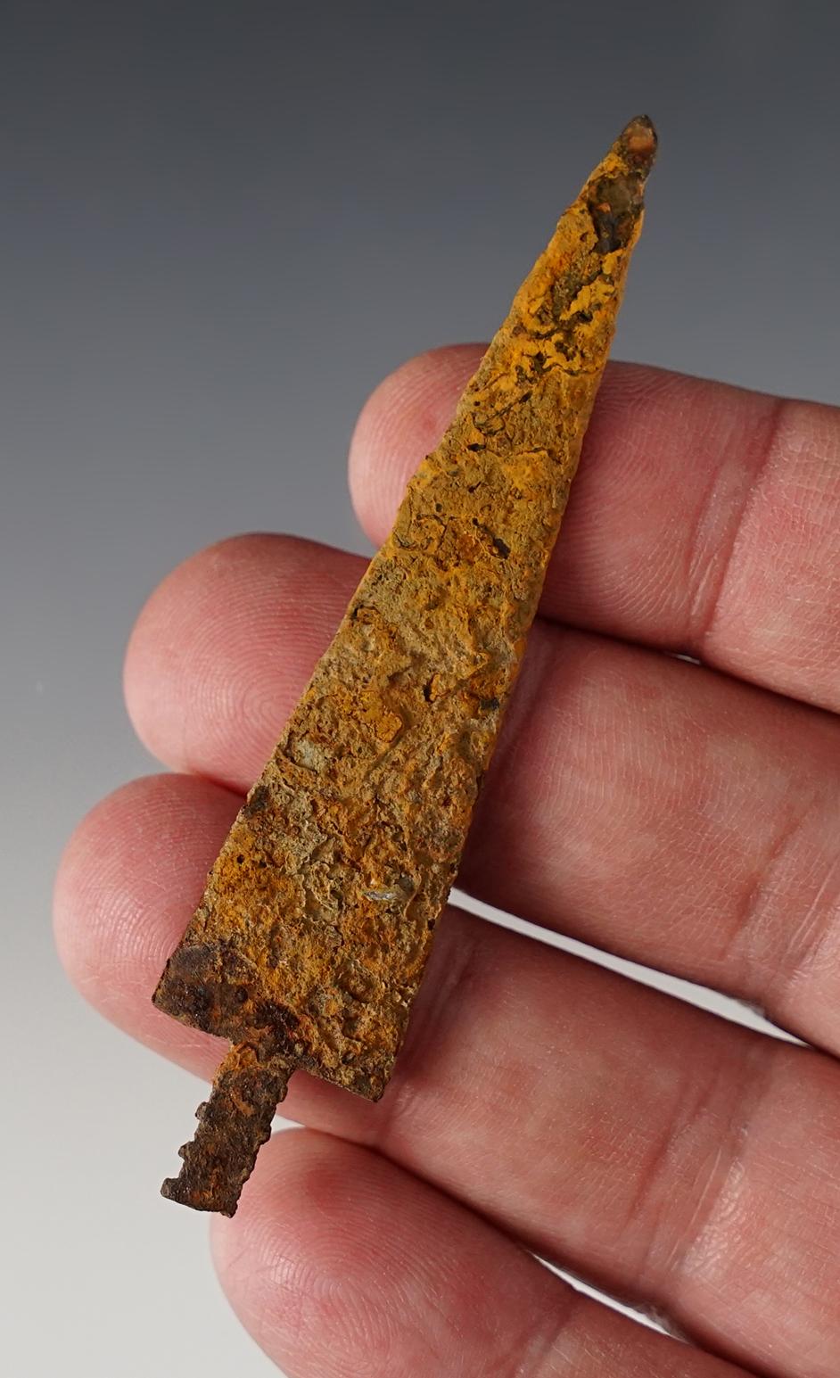 3 1/16" Iron Trade Arrow from the 1800s - Plains Area.