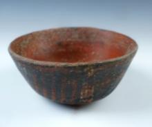 Excellent surface age on this 5 1/4" diameter PreColumbian Painted Pottery Vessel.