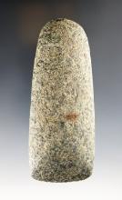 4 1/2" Hardstone Celt with nice use polish at bit, in very good condition. Sandusky Co., Ohio.