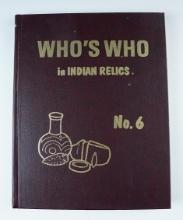 Hardback Book: Who's Who in Indian Relics #6, by Ben Thompson. First edition.