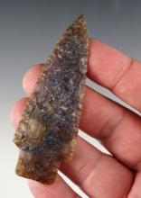 3 1/4" Scottsbluff found in Montana - Knife River Flint. Restoration. Rogers COA