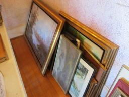 15 Framed Landscape Artwork-Some Originals