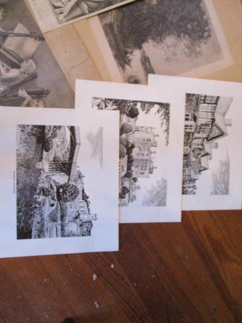 Portfolio of Vintage Unframed Prints