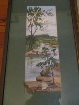 Four Signed Countryside Artworks