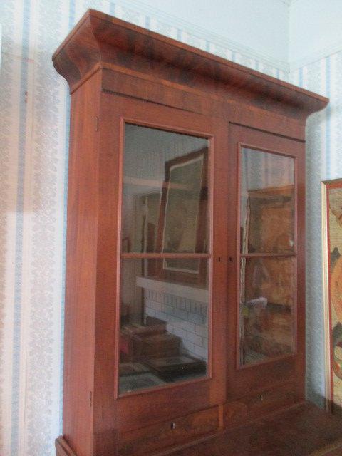 Antique Two Piece Secretary Bookcase