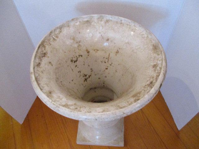 White Porcelain Urn Planter