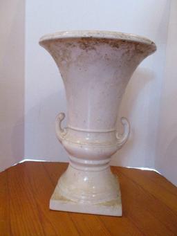 White Porcelain Urn Planter