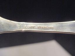 Sterling Cocktail Forks and Spoons-Four Forks and Three Spoons