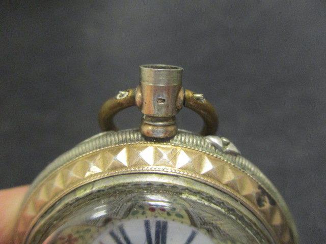 Silver Pocketwatch w/ Horse Etched on Back
