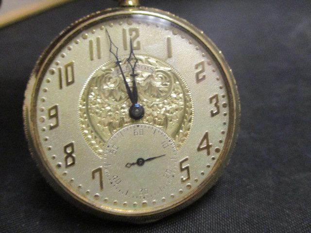 Elgin Giant 14k Gold Filled Pocket Watch