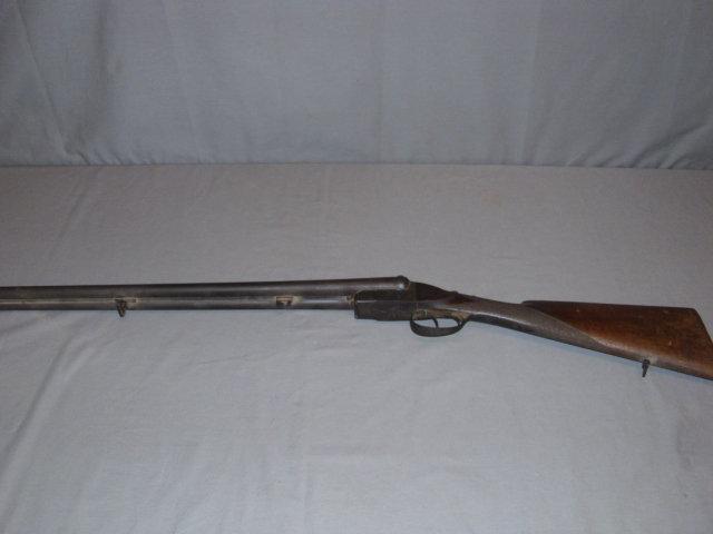 Antique Double Barrel Shotgun - Missing Forearm