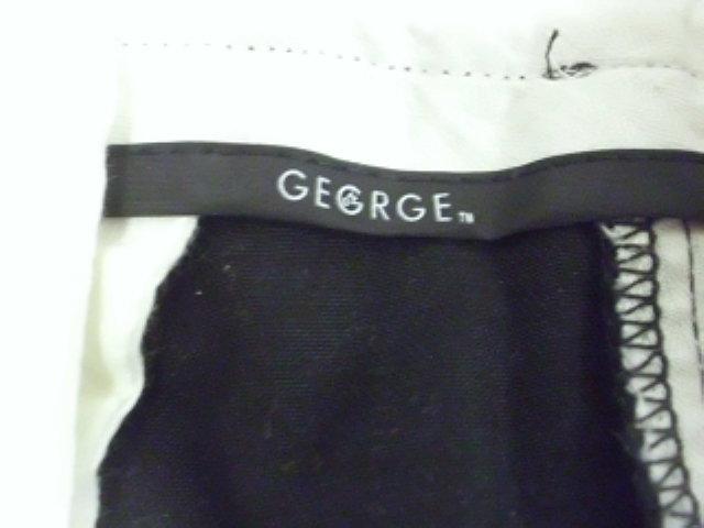2 Pair Men's Black Pants by George Size 38x32
